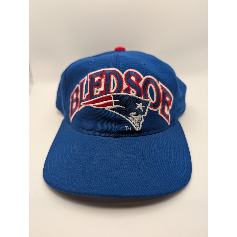 Starter Snapback Hat Mens OSFA Blue Excellent Drew Bledsoe Patriots NFL Vintage